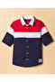 Cotton Woven Full Sleeves Solid Shirt - Navy Blue - 2