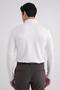 Comfort Fit 97% Stretch Cotton Polo Collar Long Sleeve Ecru T-Shirt Ts 921 - 6
