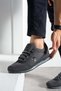 Men's Sneaker Daily Comfortable Sole Sports Shoes Smoked Black - 3