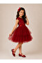 Princess Girls Tulle Evening Dress Wedding Birthday Party - 3