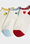 3-Piece Cotton Booties Socks for Girls G3951A8Ns - 4