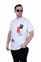 Men's Oversize Crew Neck T-Shirt One Time 26156 White