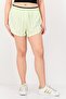 Women Dri Fit 2 In 1 Running Shorts, Light Green