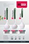 DC3431 Melamine Ware Soup Serving Spoon, 9 Inch Size, Multicolor - 7