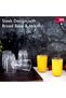 6Pc Tumbler Glass Set, 9Oz/260ml Tumbler Glass For Drinking Water/Tea/Coffee/Juice Transparent, Sleek Design With Broad Base & Mouth Tea Glasses, Perfect For Home And Restaurants, Multicolour - 4