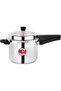 Stainless Steel Pressure Cooker, 5 Liters Capacity, Silver