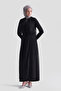 Brooch detailed tulle suit black - 3