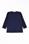 Navy Blue Women's Jacket with Buttoned Pockets - 4