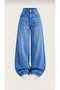Loose Fit Baggy Retro Jeans with Casual Pockets