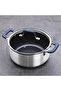 Romagna Blue 24cm Deep Pot - 4