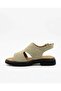 Genuine Suede Leather Thick Sole Comfortable Daily Women's Sandals - 5