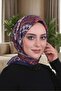 وشاح ناعم منقوش - 025 - 2