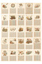 Vintage 30-Day Habit Tracker Sticker Set - 175 Stickers - A4 Glossy Coated
