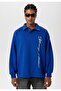 Polo collar detailed oversize sweatshirt - 2