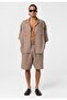 Oversize Linen Shorts - 4