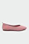 Caddy Genuine Leather Flat Women's Pink Classic Ballerinas