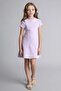 A-Line Crew Neck Short Sleeve Ribbed Camisole Dress Girls E5801A826Sm