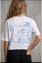 Girl's Summer Sunday Printed Oversize Cotton Single Jersey Fabric T-Shirt