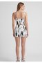 Women's Diver Fabric Crop Top and Shorts Two-Piece Set - 6