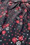Women's Polka Dot Pattern Short Sleeve Viscose Dress Pajamas 25238-3 Black01 - 2