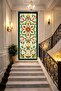 Stained Glass Transparent Patterned Glass Film - 2