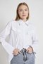 Armalife 1602 women's shirt with asymmetric pocket and cuff details