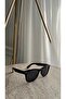 Selene Matte Black Wayfarer Sunglasses Classic Unisex Model with Uv400 Protection - 2