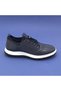L5226 Genuine Leather Vibrating Sole Casual Men's Shoes Navy Blue - 2