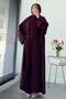 Premium Miel Slit Three-Piece Set – Plum