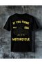 Motorcycle Cute Now Printed Oversize T-Shirt