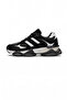 Cloud-Strut Retro-Modern Unisex Sneaker - High-Top, Breathable Mesh Panel Black and White g