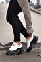 Alone Premium Quality Lace-Up Casual Men's White Black Sneaker - 3
