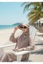 Women's Floral Patterned Summer Visor Hat - 6
