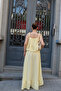 Flawered Sleeved Blouse and Skirt Set - 3