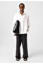 Double sleeve detailed oversize shirt - 4
