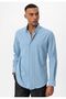 Textured regular fit men's shirt - 2