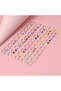 10mm inside diameter 50 Pcs/Lot Mixed Colorful Ball Horseshoe Nose Ring Set Simple Nose Piercing Jew - 3