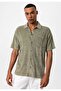 Textured men's short sleeve shirt - 6