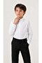 Boy's Long Sleeve White Shirt - 7