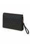Women's Monogram Printed Clutch Handbag Stylish and Everyday Use Portfolio Bag - 3