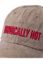 قبعة بيسبول مطرزة قابلة للغسل بتصميم ''IRONICALLY HOT'' - 3