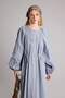 100% Cotton Manuka X Defacto Regular Fit Crew Neck Poplin Long Sleeve Maxi Dress H5577Ax26Sm - 4