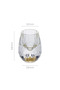15ml 6pcs Deluxe Diamond Water Drop Shaped Gold Foil Baijiu Cup High Grade Crystal Glass Home Gift S - 8