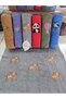 6 Pieces of Embroidered Cotton 50X90 cm Hand and Face Towels - 6