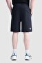 Dominic Loose Fit Printed Interlock Men's Black Shorts - 5