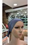 Luxury Bonnet with Back Tie, Non-Slip Inner Bonnet, Scarf Shawl Bonnet, Hijab, Dark Gray