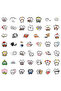90PCS 90PCS Cartoon Cute Animal Cat Line Kitten Stickers Funny Meme Doodle Creative DIY Stationery B - 6