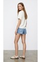 Women's T-Shirt Tsh01843 Ecru-Yellow - 3