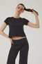 Women's Short Sleeve Crop T-Shirt 4014 - 3