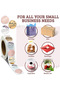 1inch-500pcs 500pcs Thank You For Supporting My Small Business Floral Sticker Gift Packaging Seal La - 4